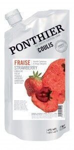 Ponthier Fruit Coulis Strawberry 1kg