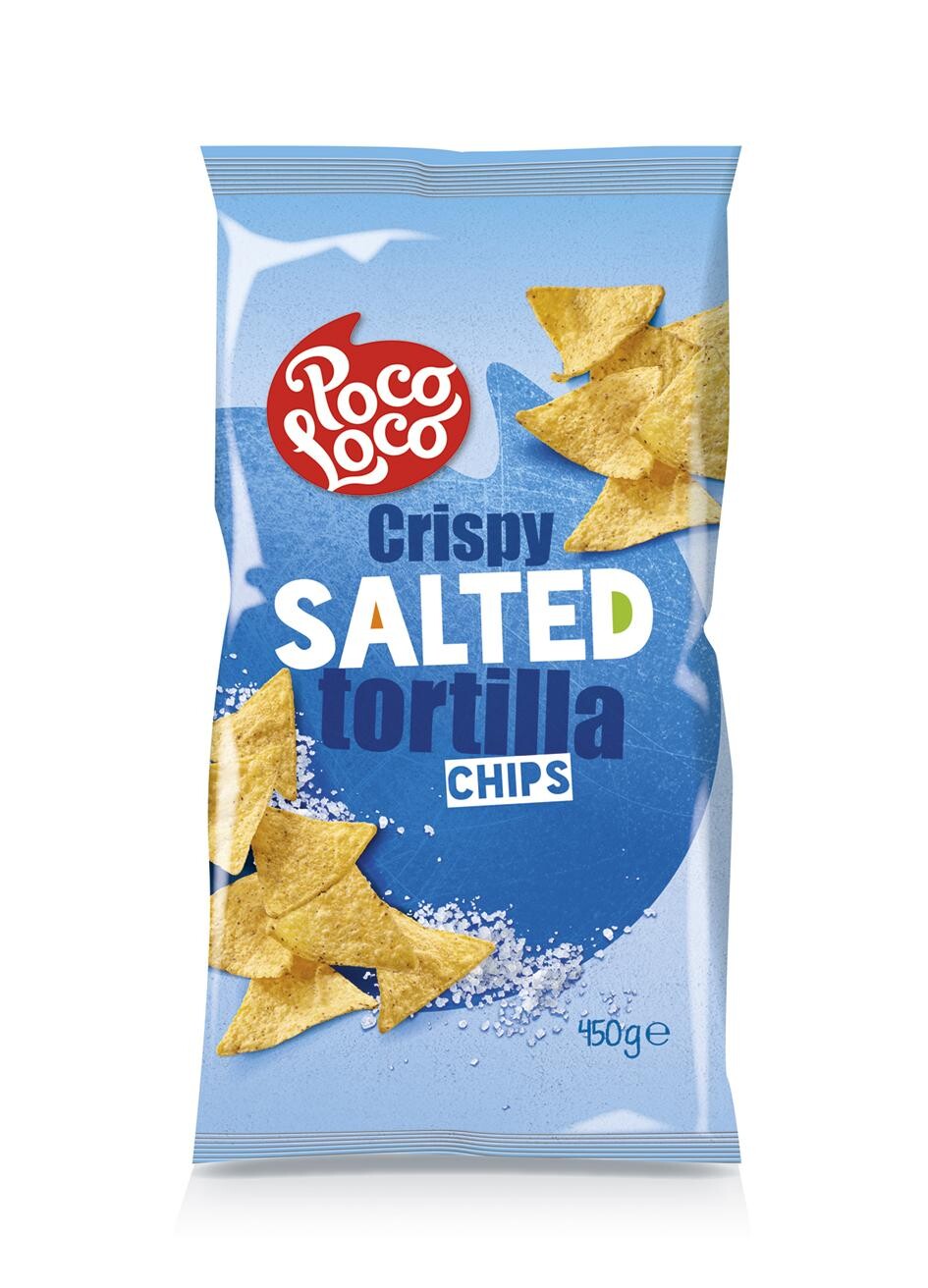Salted Tortilla Chips 450gr Poco Loco