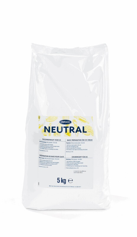 Debco neutral ice-mix 5kg basic preparation for ice cream
