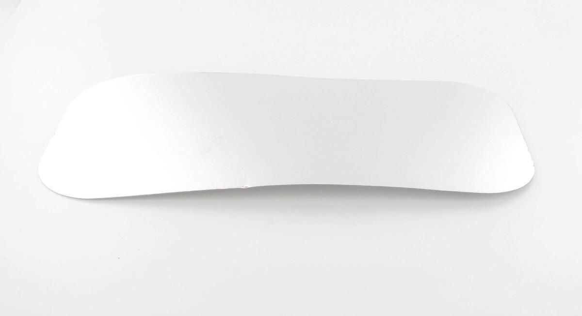 Deksel Alu bakje rechthoekig 252x132mm 400st