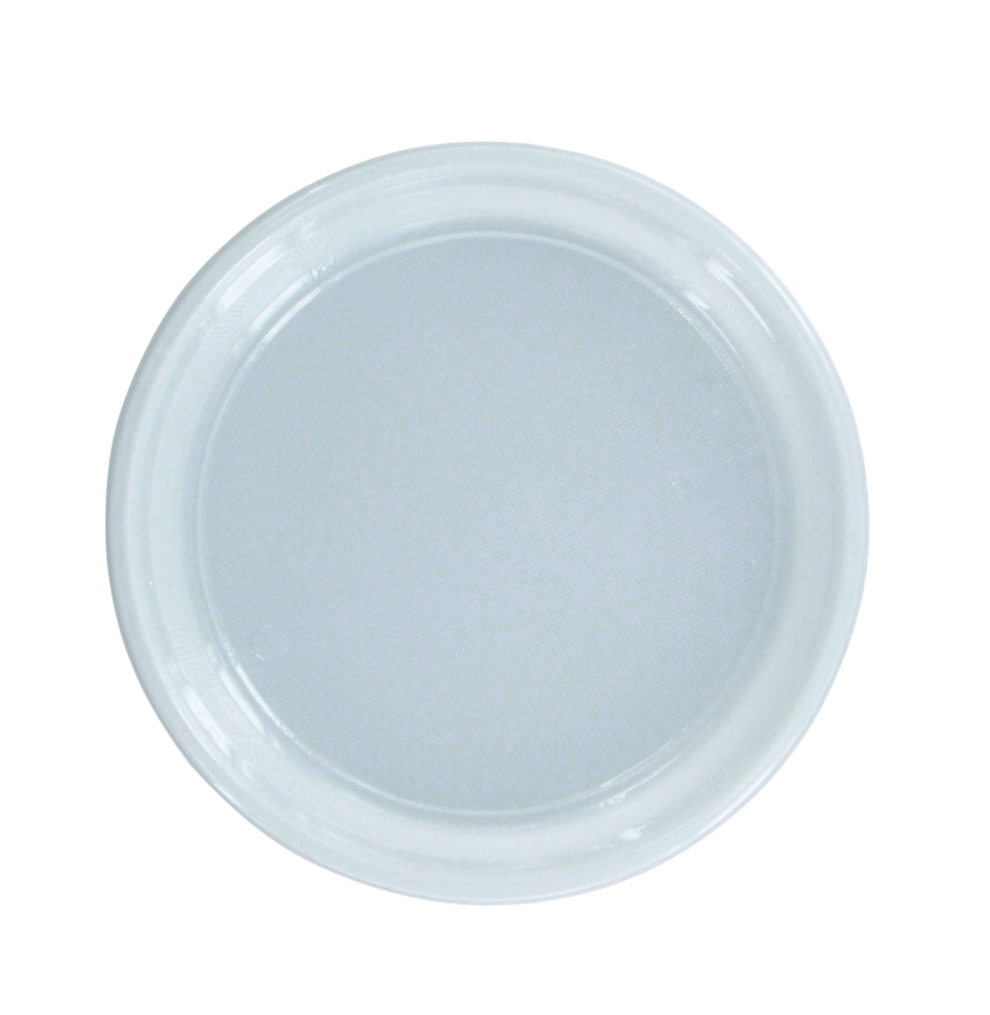 Plastic Dinner Plate white 22cm 8.8inch 100pcs