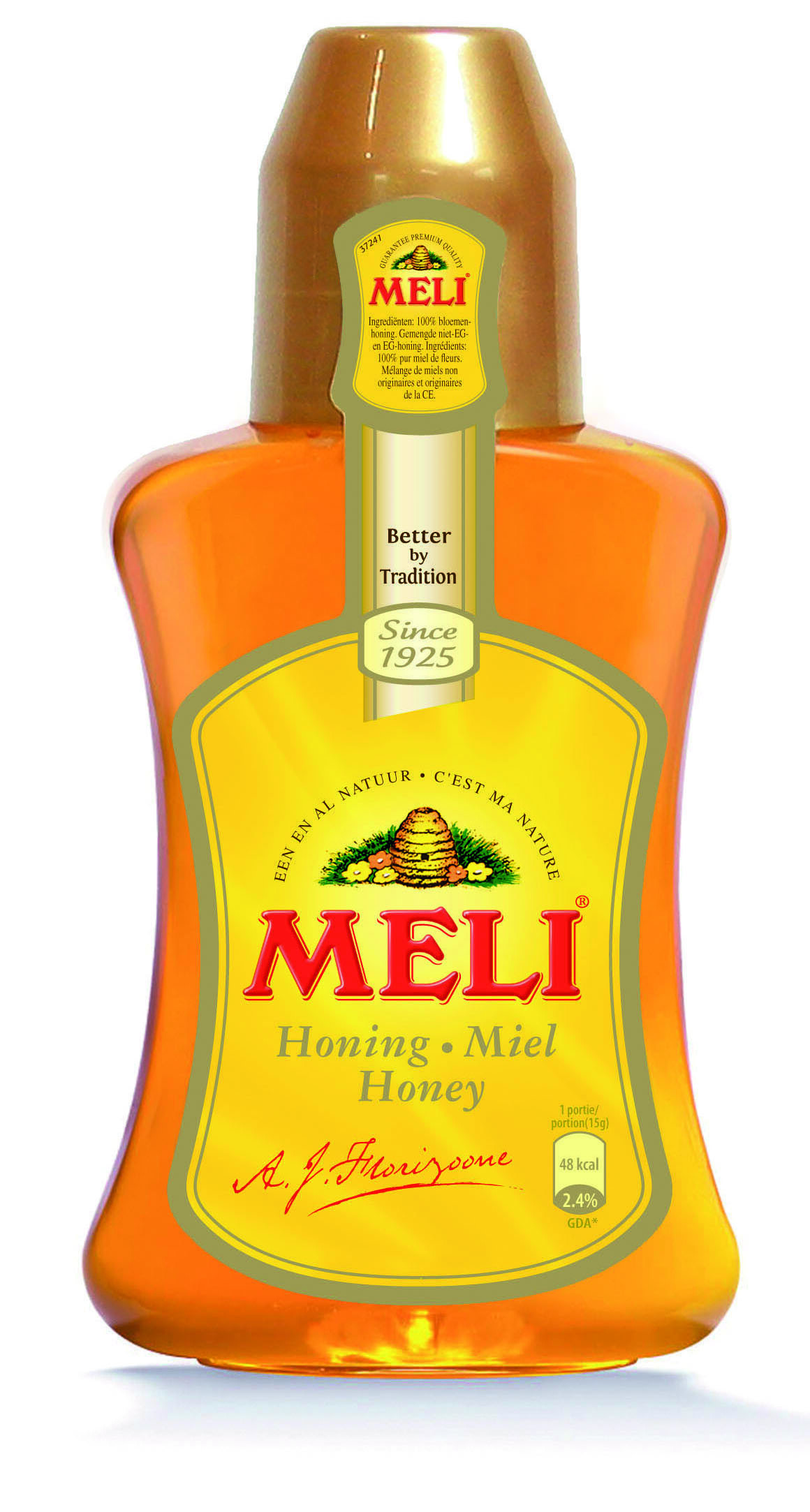 Meli Acacia Honey liquid (100%) 500g squeezable bottle