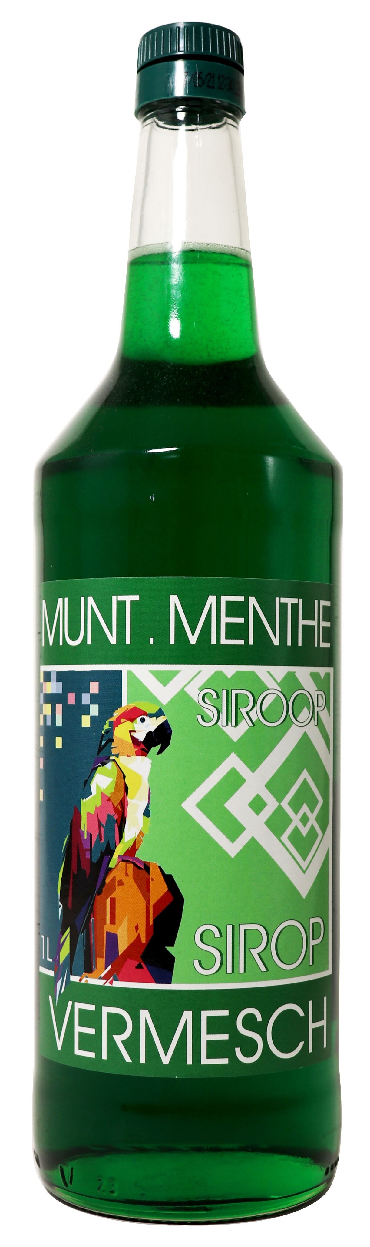 Vermesch Green Mint Syrup 1L 0%