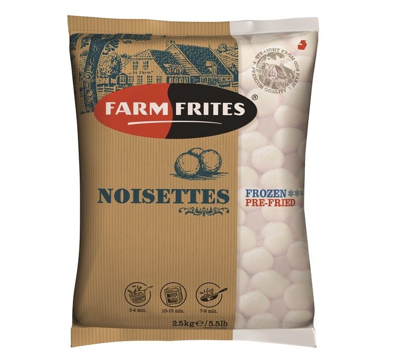 Farm Frites Noisettes aardappelnootjes 2.5kg