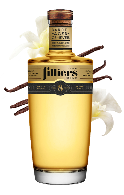 Filliers 8 Years Old Grain Genever 70cl 40% Premium Barrel Aged