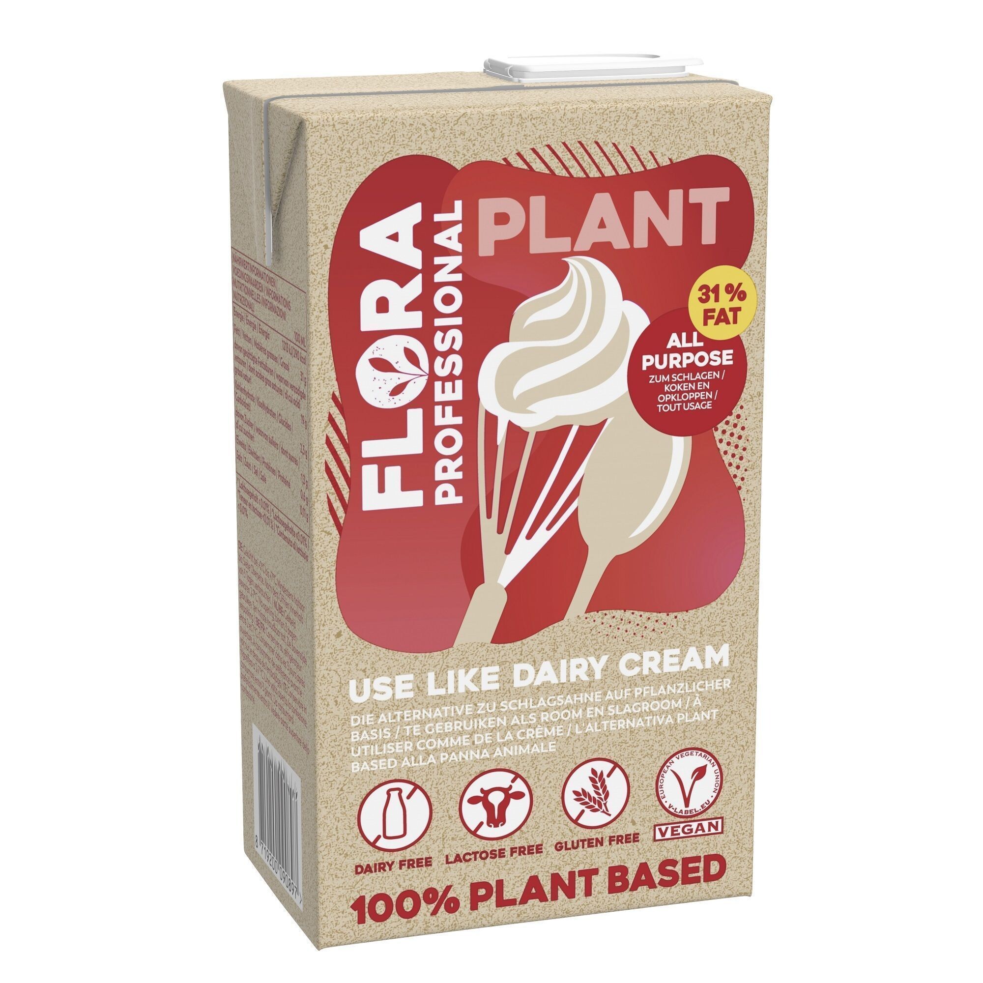 Flora Plant Professional 1L 31% Lactose Free