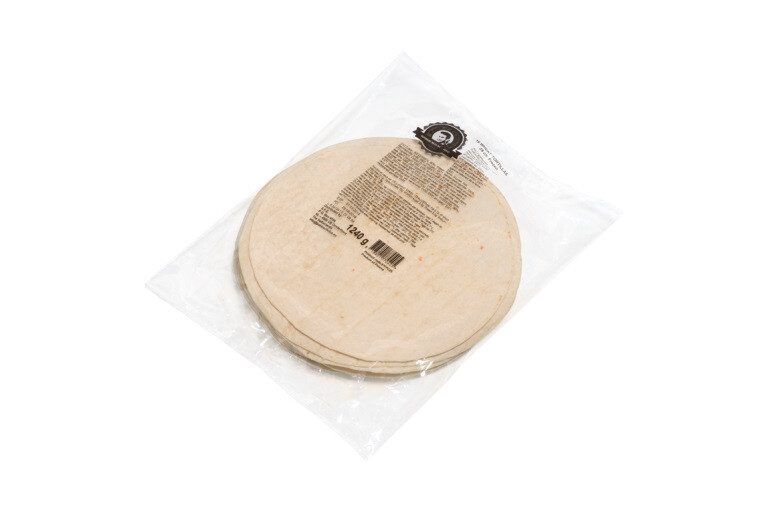 Flour Tortilla 12cm Pablo's Choice 48x12st frozen L.A. Streetfood
