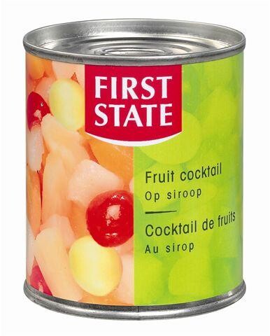 Fruit cocktail in syrup 225g First State