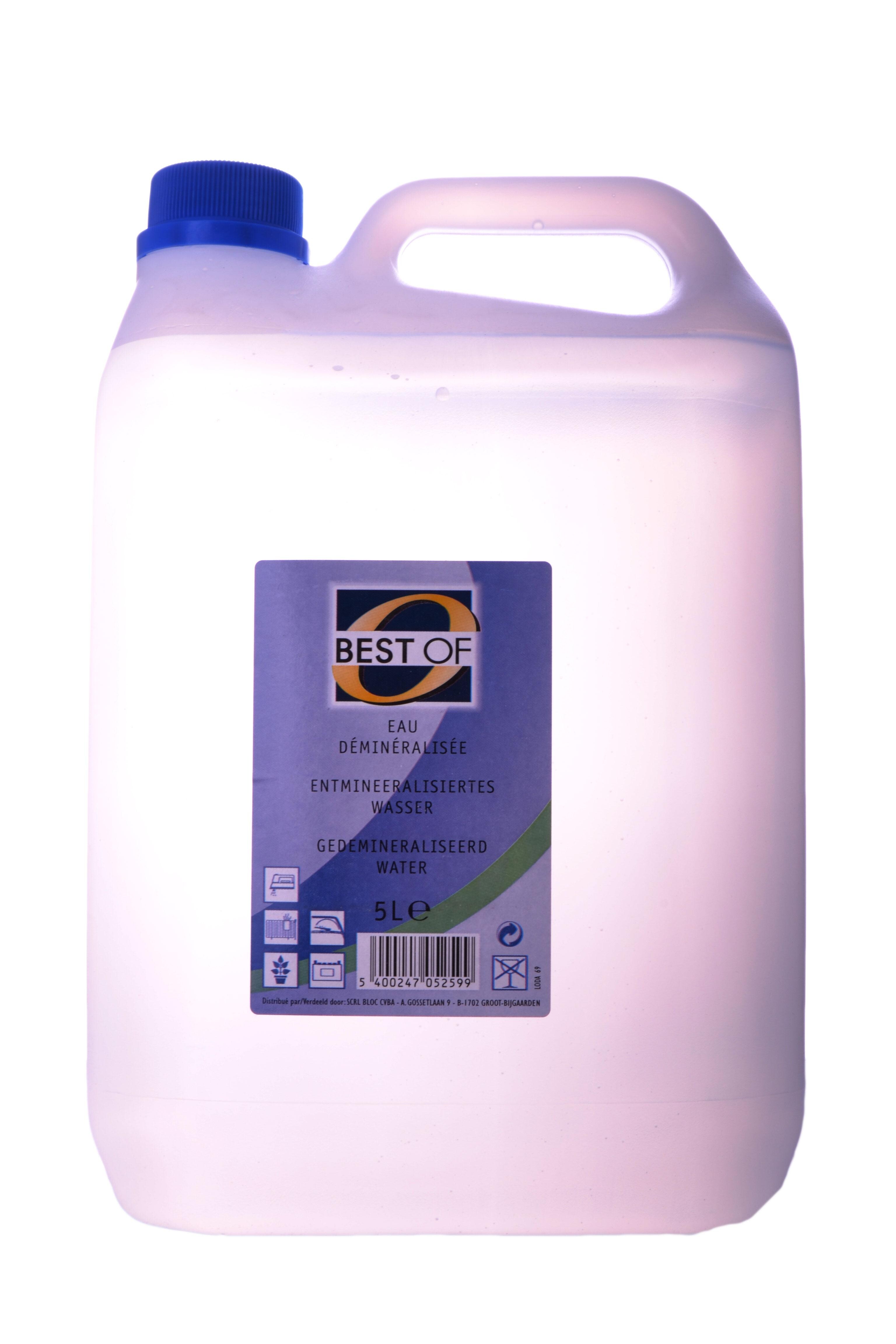 Gedemineraliseerd water 5L