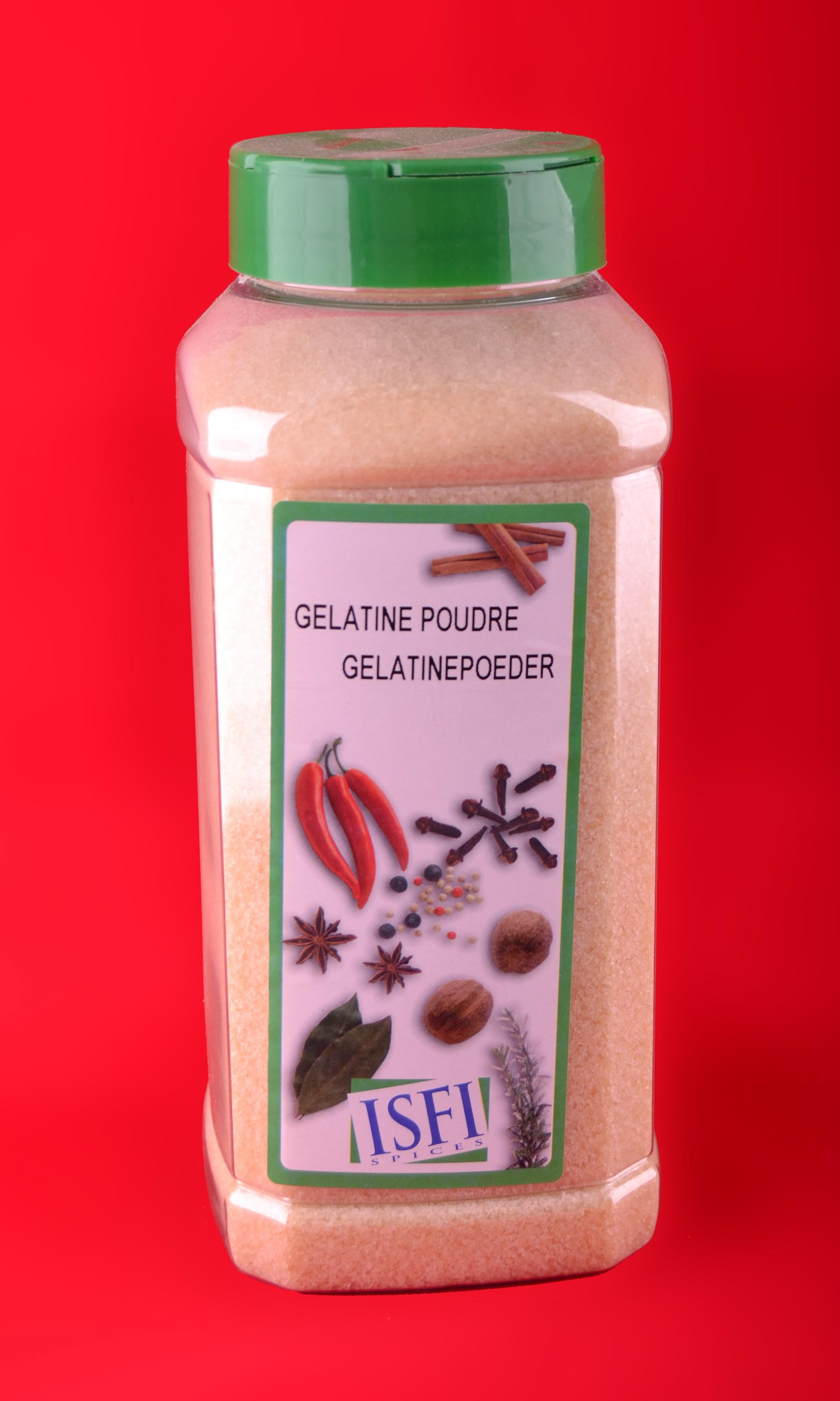 Gelatin Powder Nº1 650gr Pet Jar Isfi Spices
