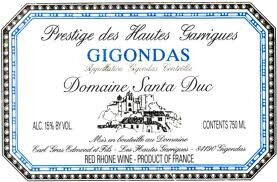 Gigondas Prestige des Hautes Garrigues 75cl Domaine Santa Duc