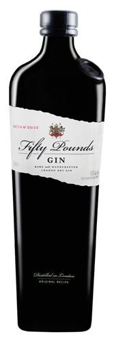 Gin Fifty Pounds 70cl 43.5% London Dry Gin