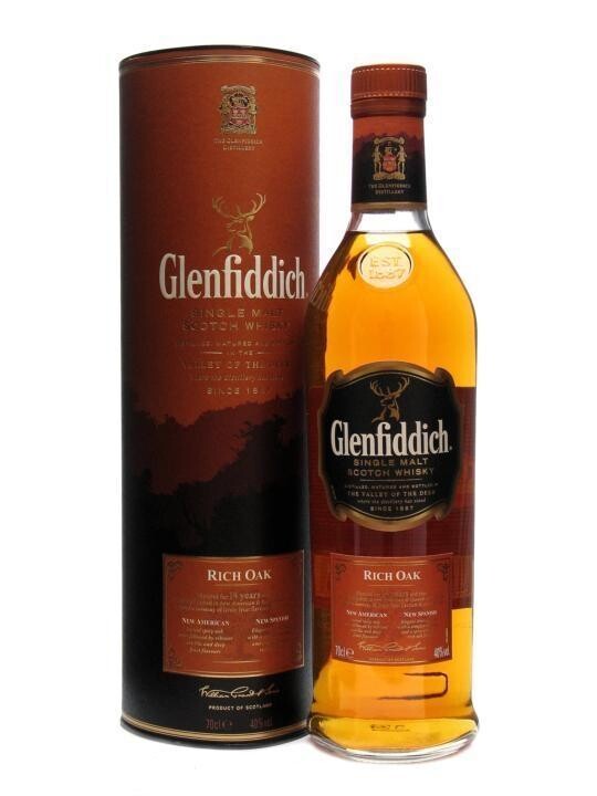 Glenfiddich 14 Years Rich Oak 70cl 40% Speyside Single Malt Scotch Whisky