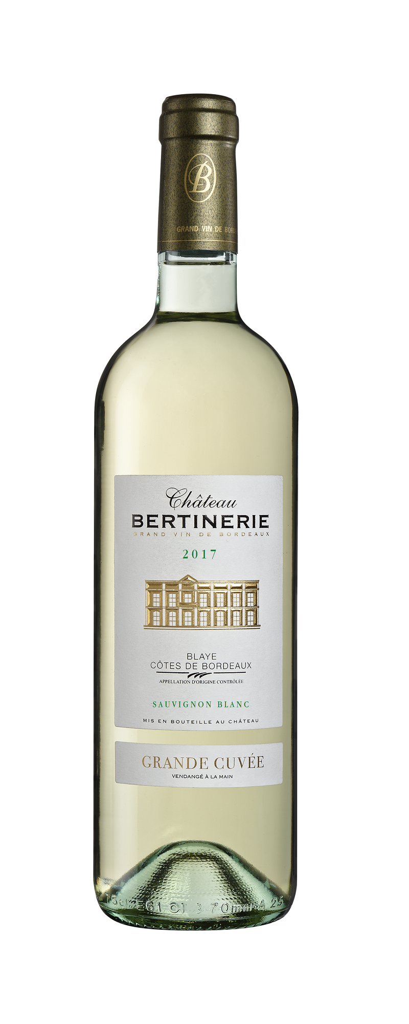 Chateau Bertinerie Grande Cuvée sauvignon white 75cl 2017 Blaye Cotes de Bordeaux
