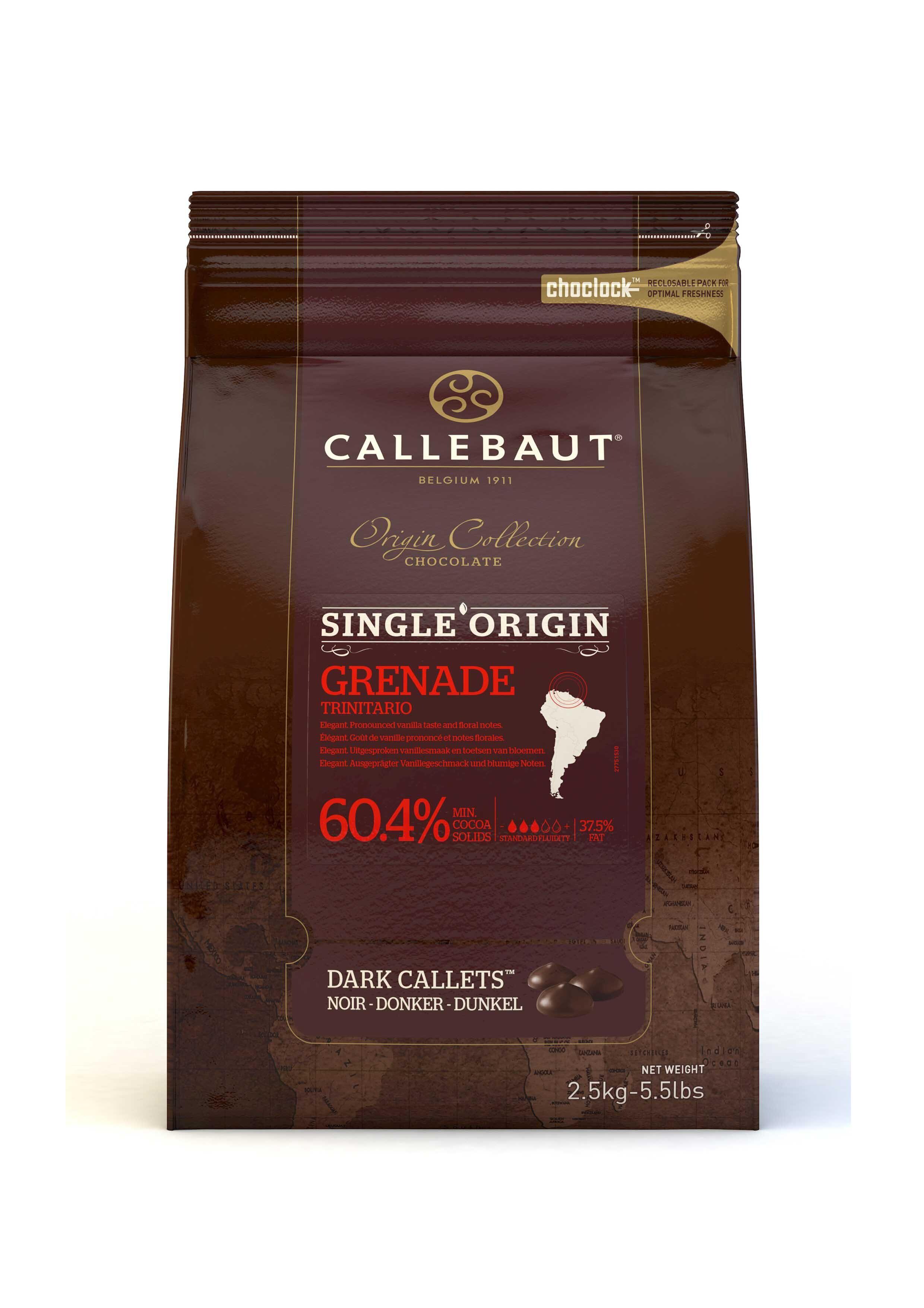 Callebaut Grenade dark chocolate callets 2,5kg