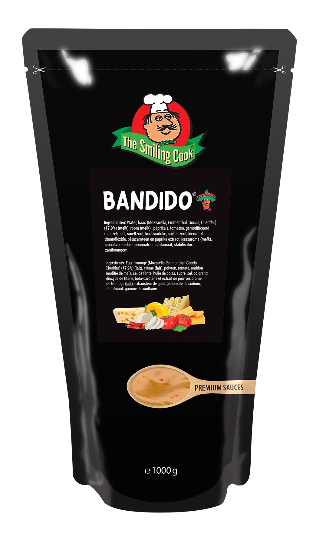 Pasta Sauce Bandido 6x1kg The Smiling Cook