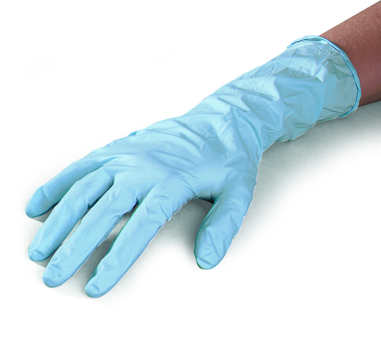 Latex gloves blue medium 100pcs