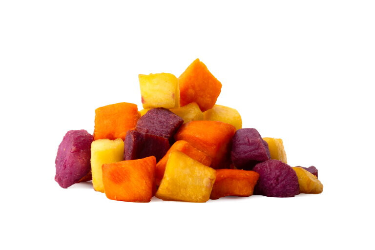 Happy Sweet Potato Chunks 1kg Frozen L.A. Streetfood