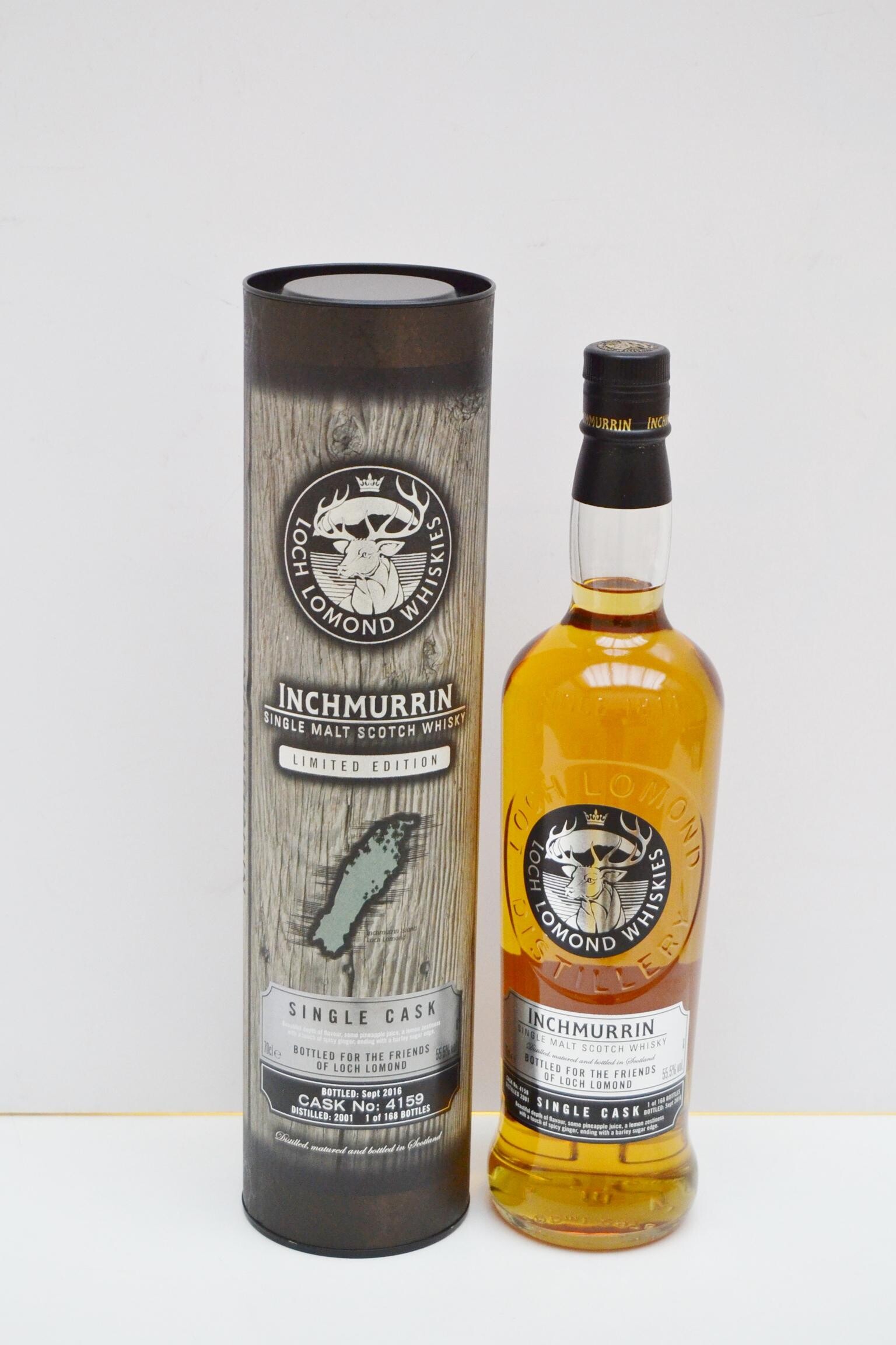 Inchmurrin 2001 Single Cask 70cl 55.5% Highland Single Malt Scotch Whisky