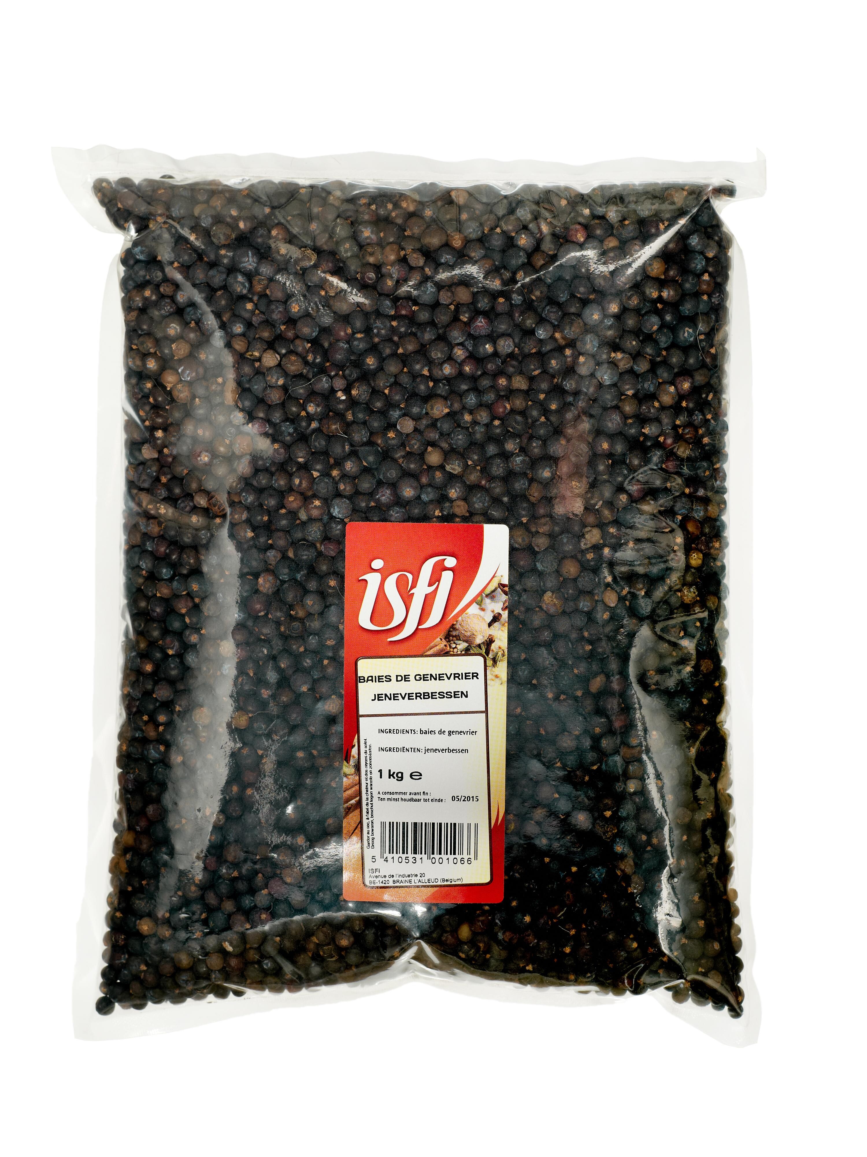 Juniper Berries 1kg Cello Bag Isfi Spices