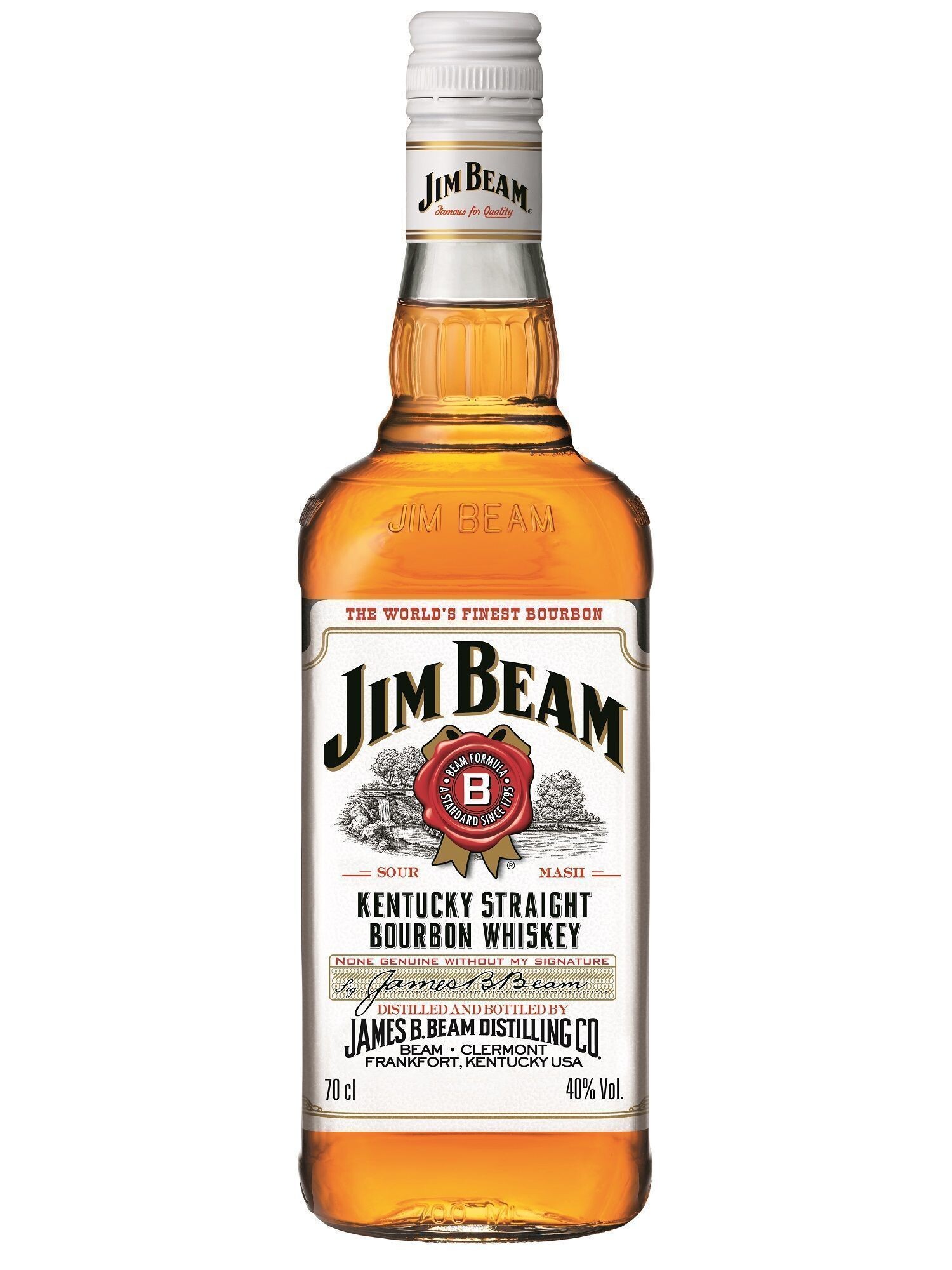 Jim Beam White 70cl 40% Kentucky Bourbon Whiskey