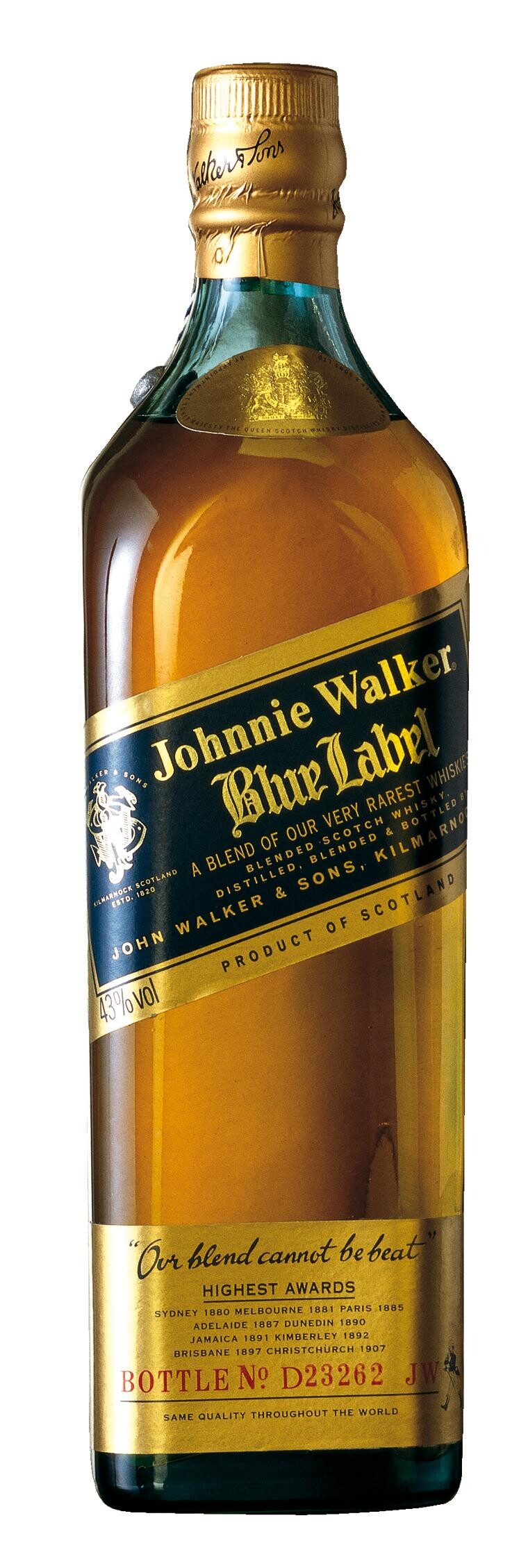 Johnnie Walker Blue Label 70cl 43% Blended Scotch Whisky