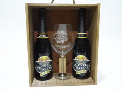 Kasteelbier 2x75cl + glas + geschenkverpakking