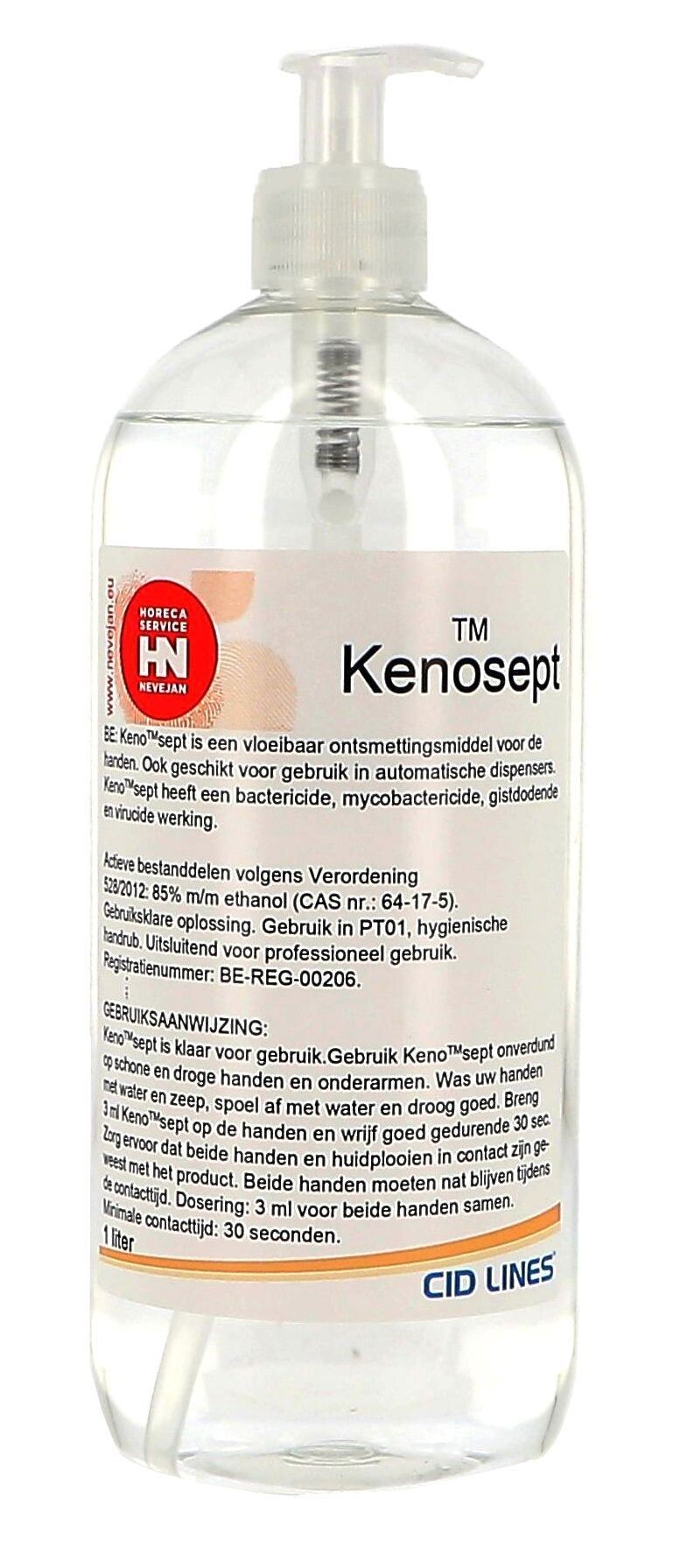 Kenosept Disinfection for hands 1000ml Cid Lines (Handafwasproducten)