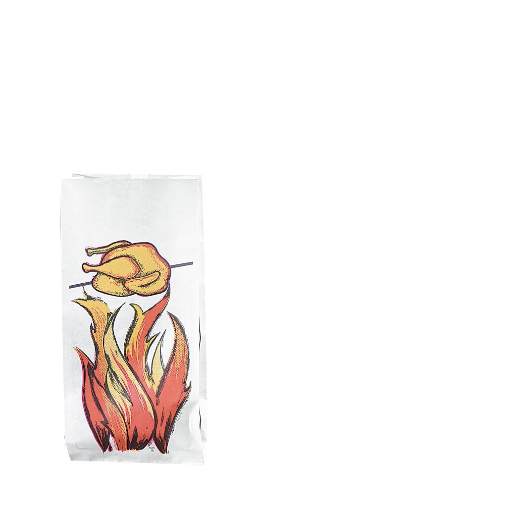 Hot Roasted Chicken Packaging Bags 500pcs