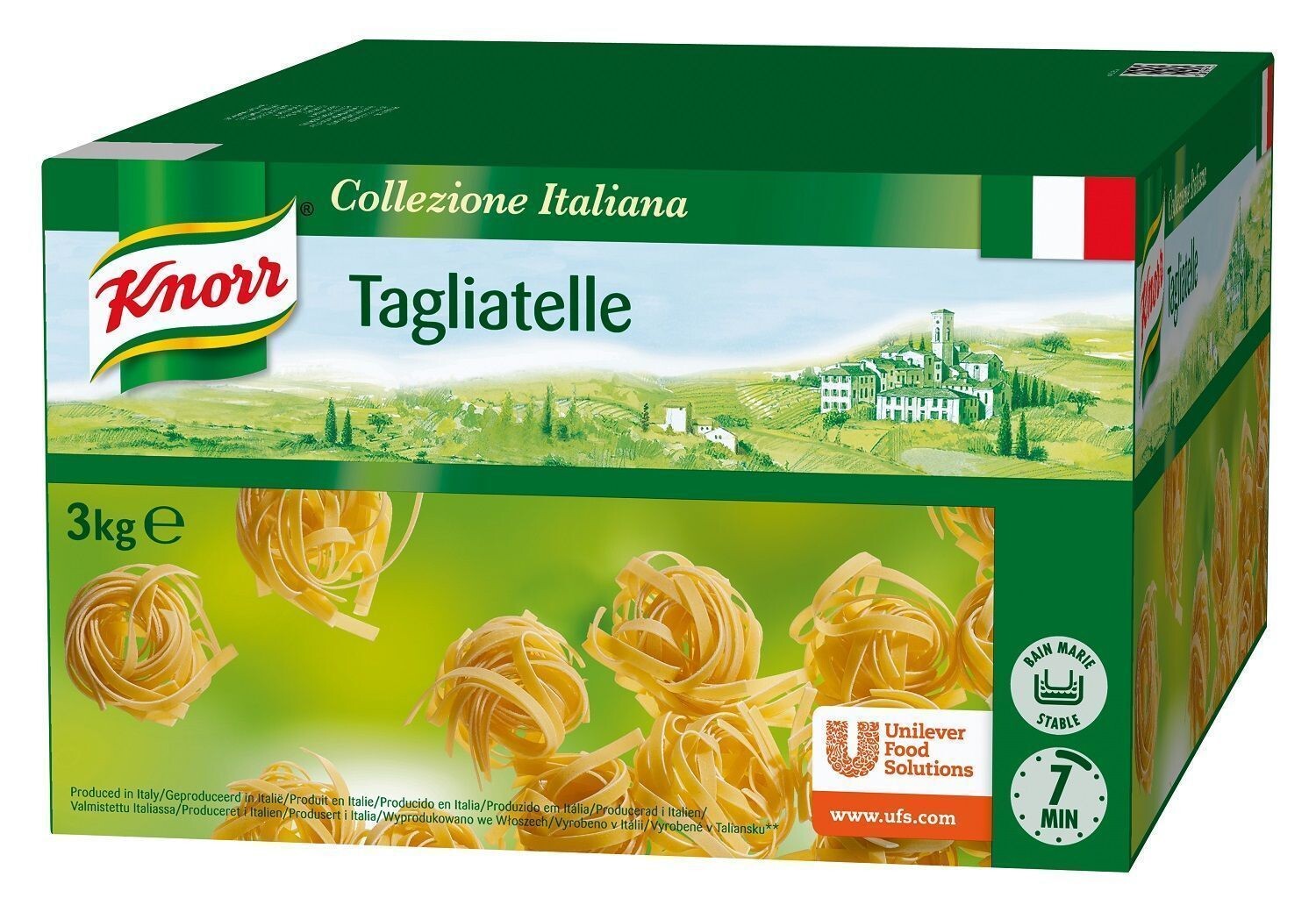Knorr tagliatelle naturel 3kg collezione italiana