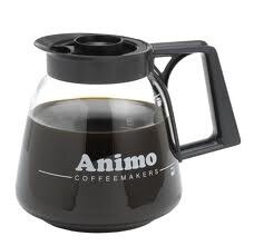 Coffeepot Black in glass 1.8L Animo 1st