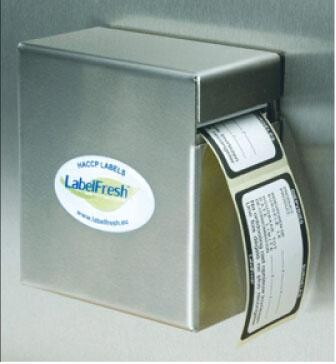 Labelfresh Mini dispenser inox (leeg)