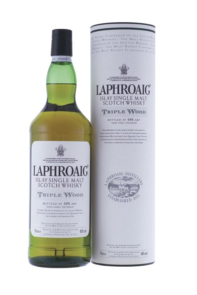 Laphroaig Triple Wood 70cl 48% Islay Single Malt Scotch Whisky 