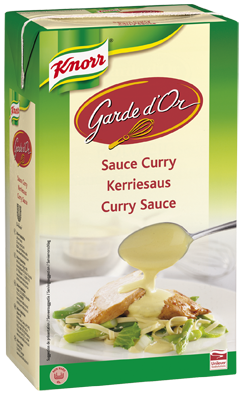 Knorr Garde d'Or sauce Curry 1L Ready to Use