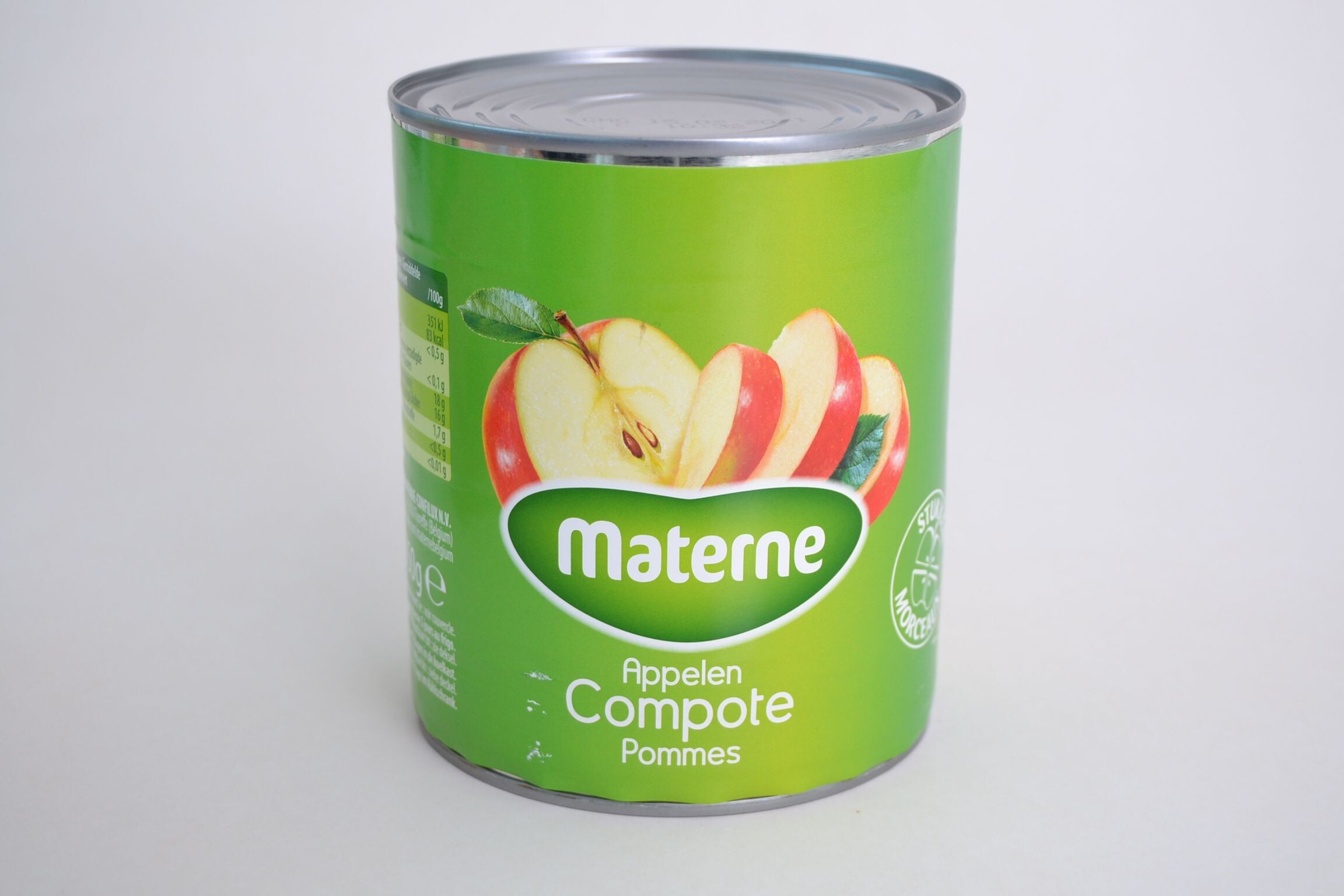 Apple compote with pieces 1L Materne