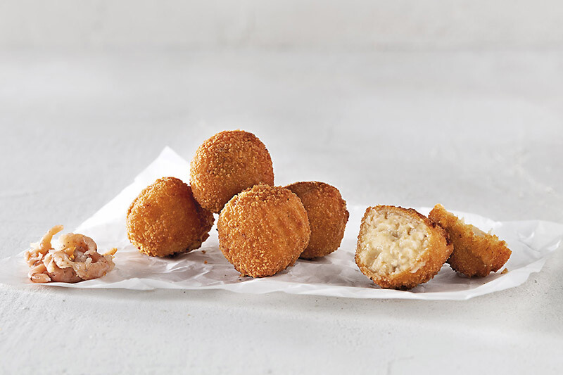 Mestdagh Aperitief Onebite Garnaalkroket 17gr Kroketini 1.25kg diepvries
