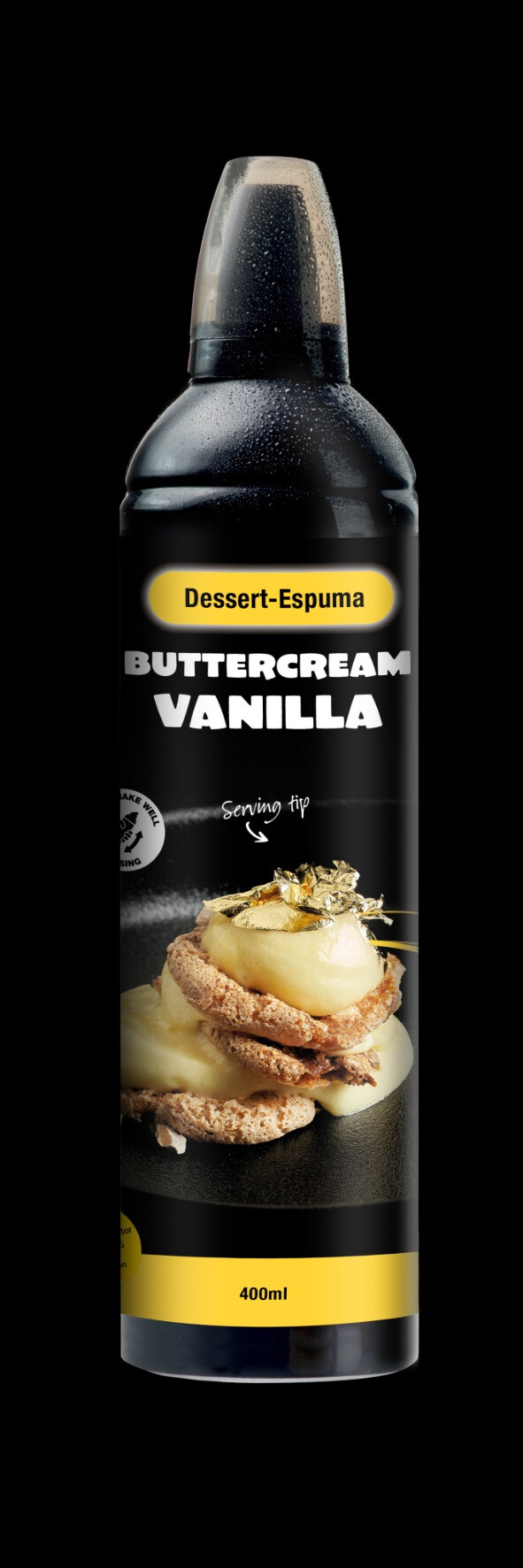 Dessert Espuma Buttercream Vanilla 400ml Food Revolution by Didess