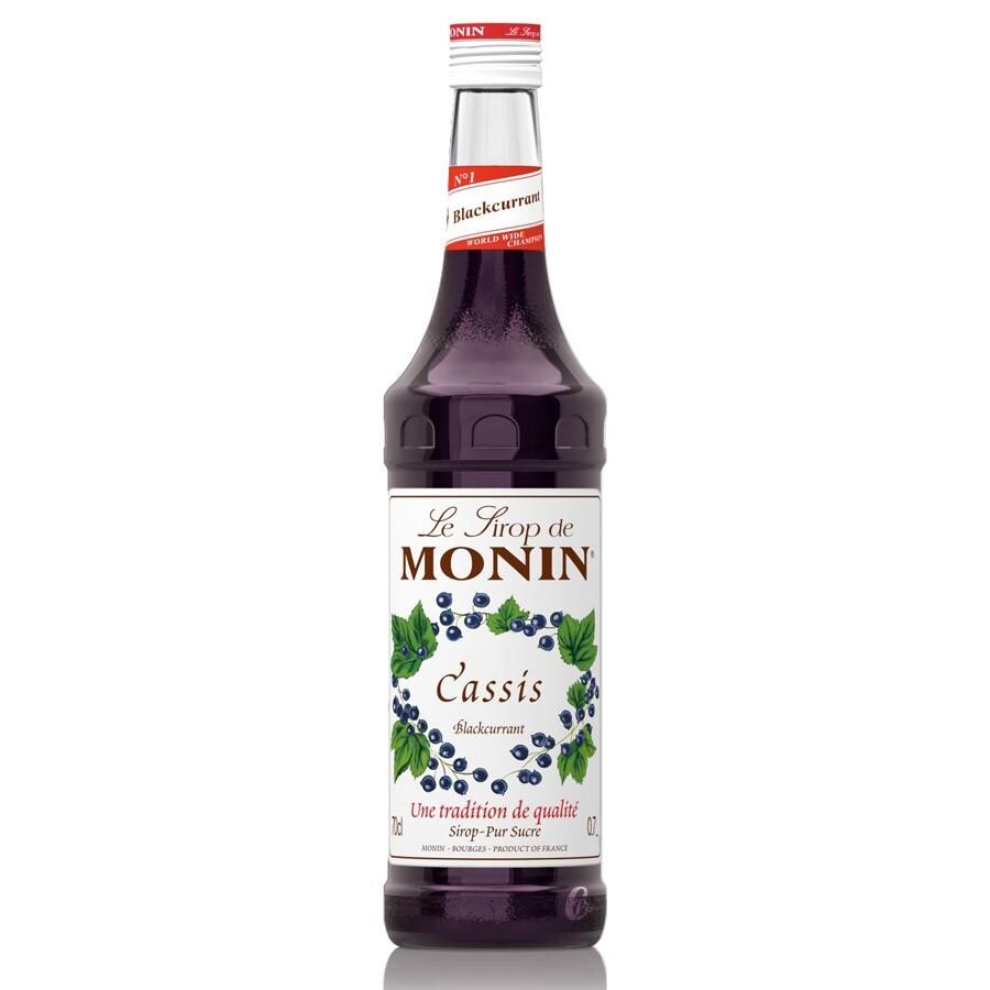 Monin Cassis Blackcurrant syrup 70cl 0%