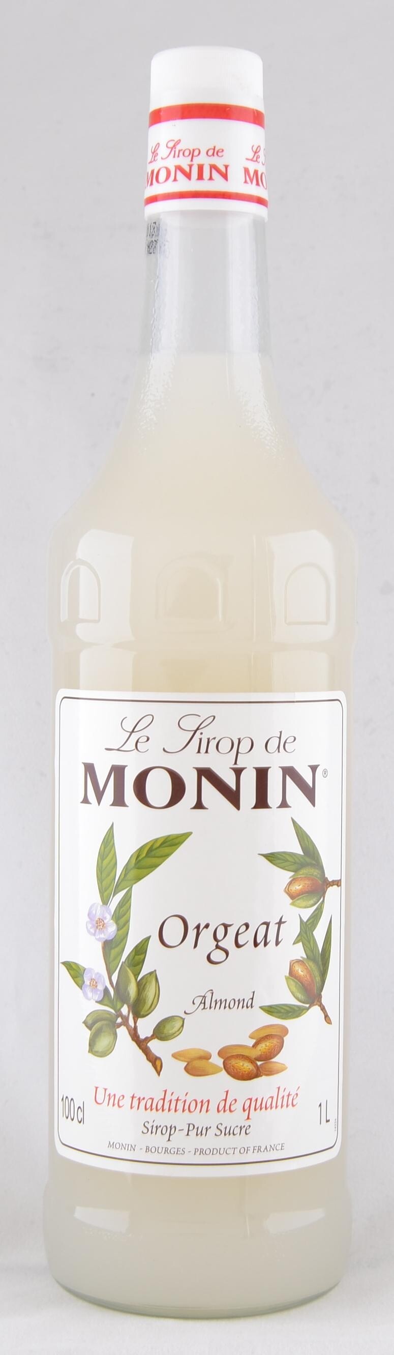 Monin almond syrup Orgeat 1L 0%