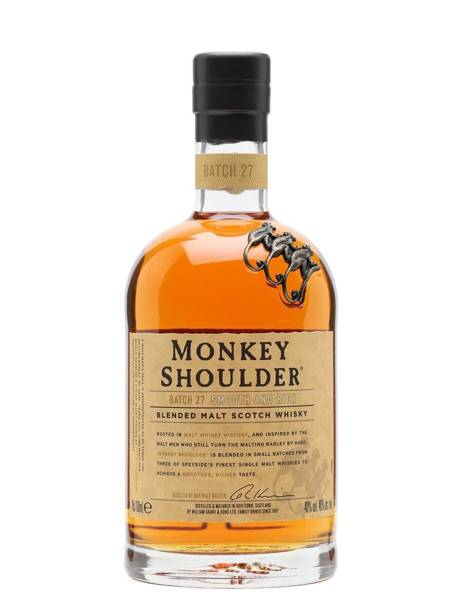 Monkey Shoulder 70cl 40% Blended Malt Scotch Whisky