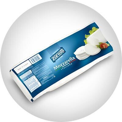 Cheese Mozzarella 1kg Zanetti