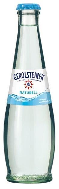 Gerolsteiner Water Naturelle Gourmet 25cl glazen fles