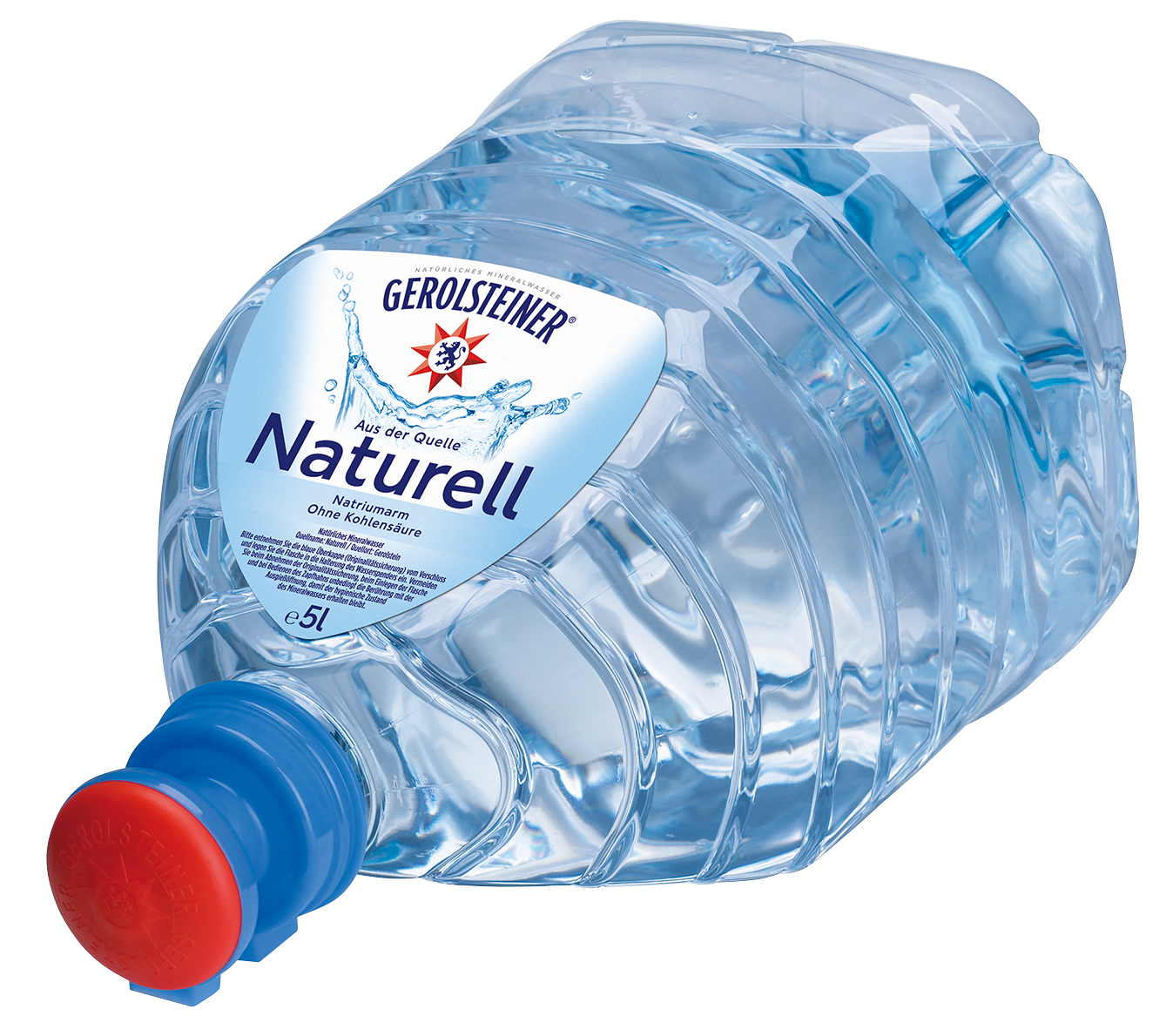 Gerolsteiner Naturelle water 1L krat met statiegeld