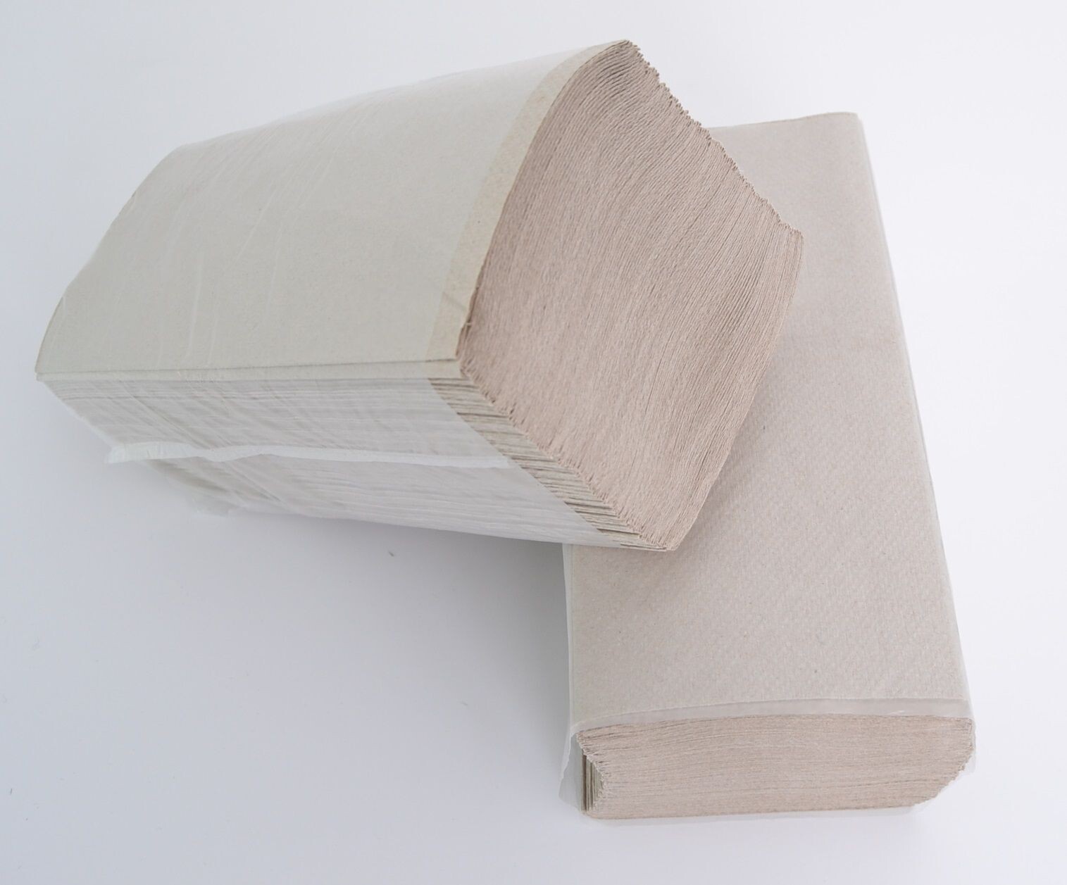 Papieren Handdoekjes Naturel grijs 1-laags Zig Zag gevouwen 25x23cm 4600st
