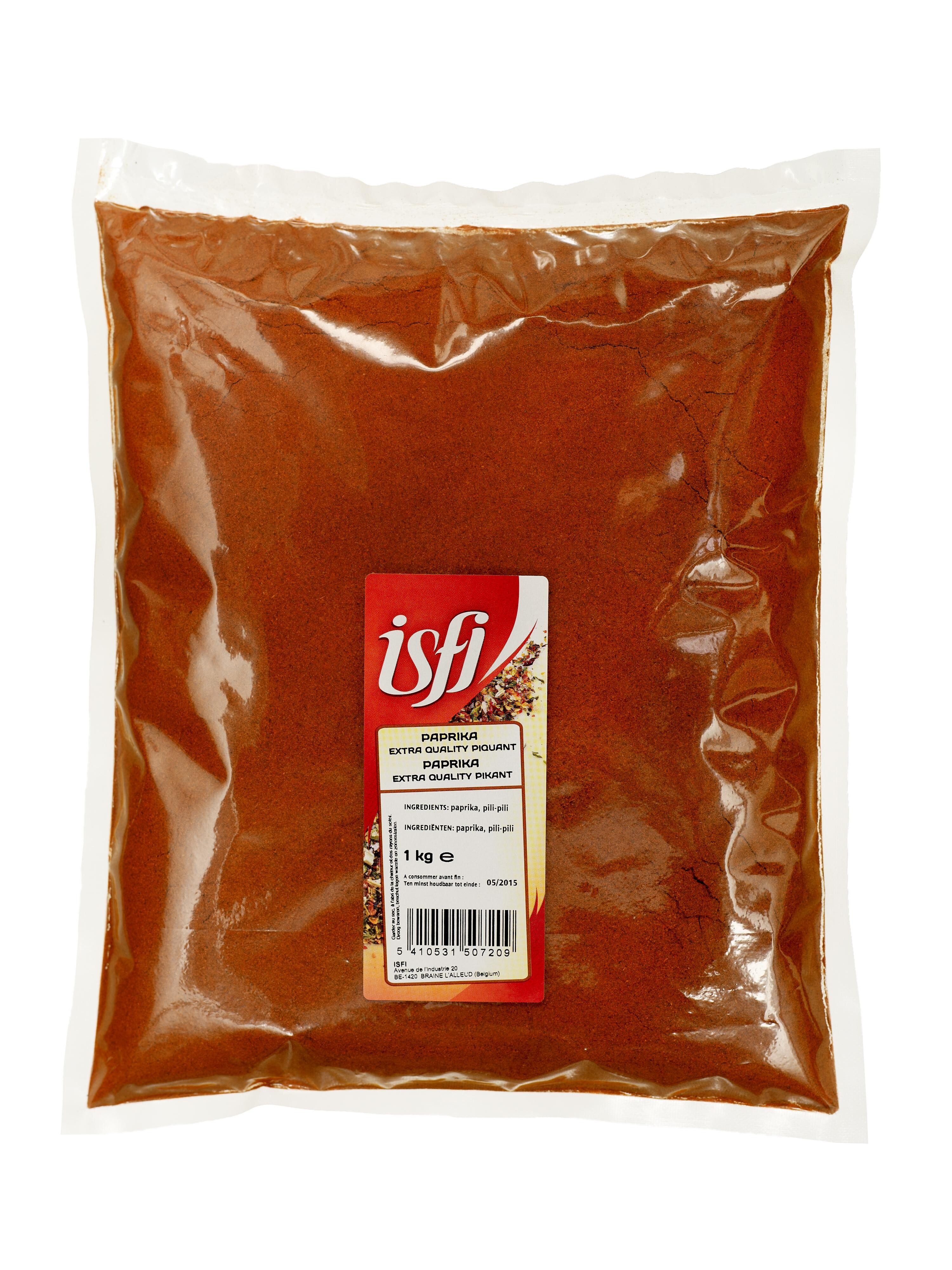 Spicy Paprika Powder 1kg Cello Bag Isfi Spices