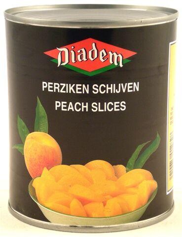 Peach Halves in syrup canned 2650g Diadem