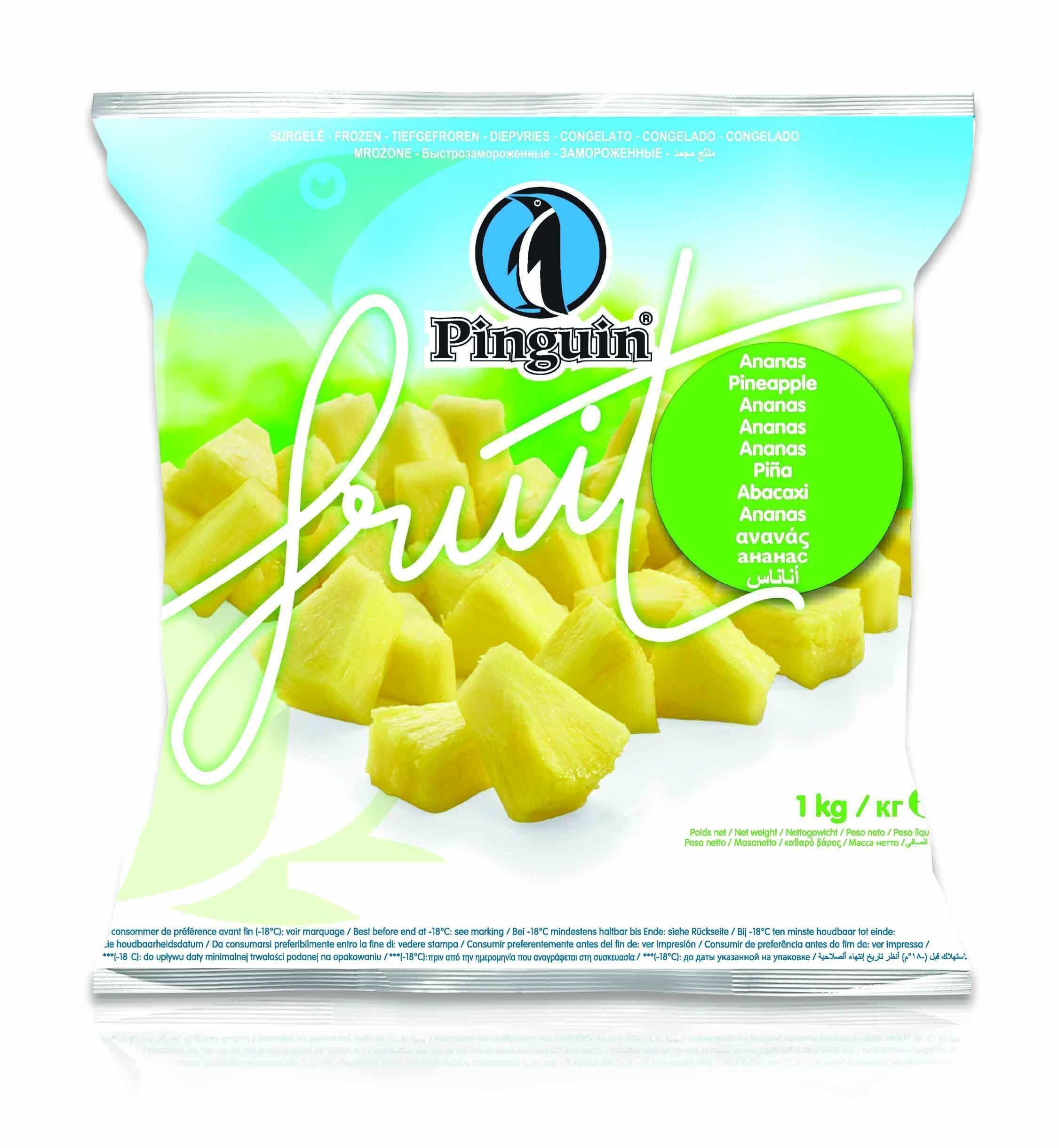 Pinguin Pineapple Tidbits IQF 1kg Frozen