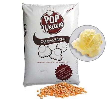 Pop Weaver Corn Kernels 22.7kg Caramel & Sweet
