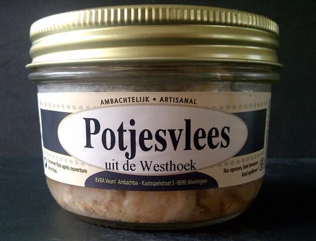 Potjesvlees uit de Westhoek 230gr De Veurn Ambachtse