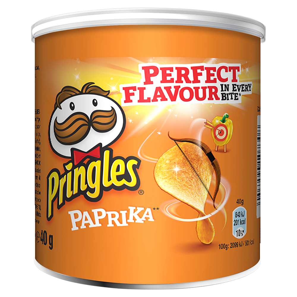 Pringles Chips paprika 12x40gr Online Kopen - Nevejan